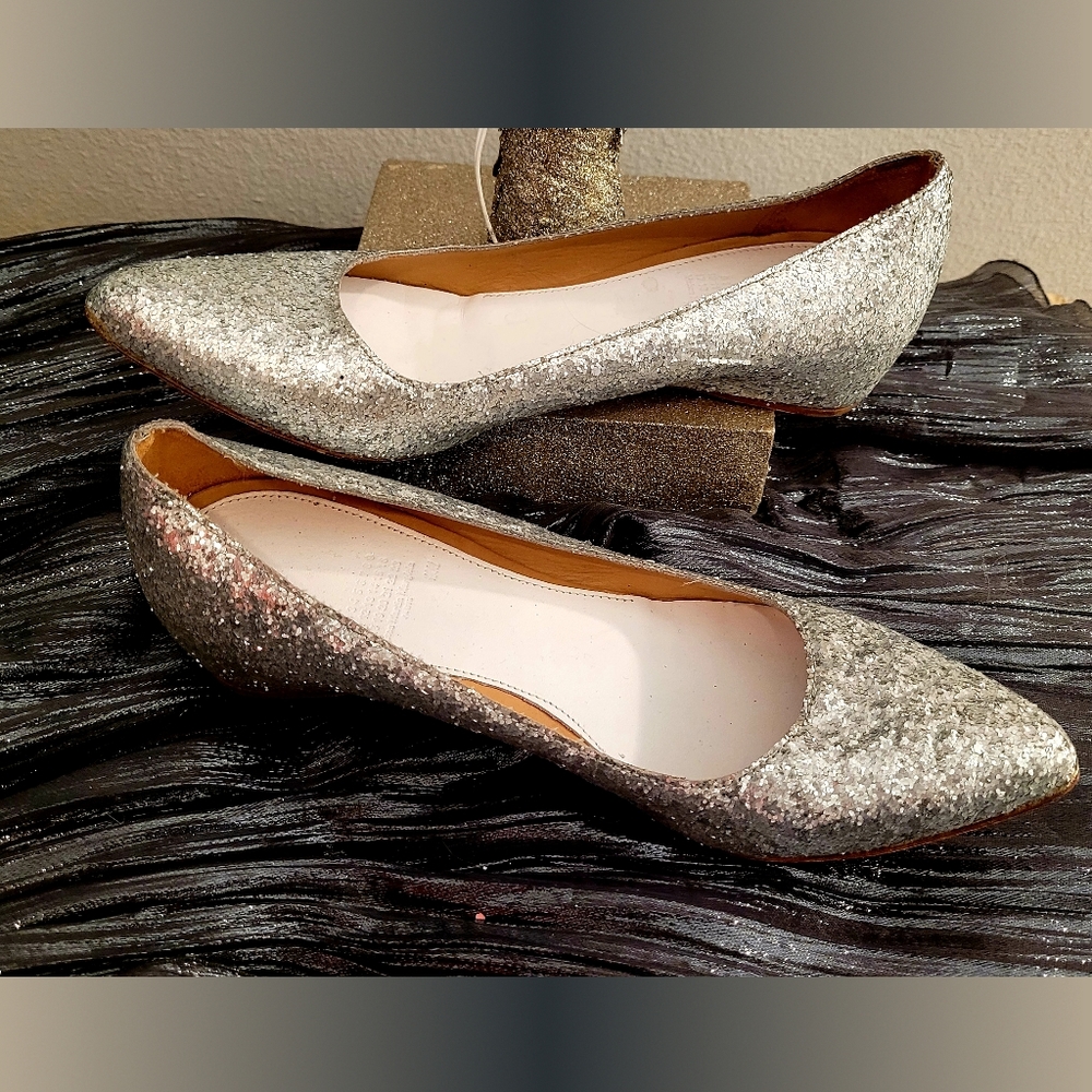 MARGIELA FOR H&M - Glitter Ballet Flat - Size 7